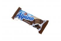 Hi Alpino - Wafel z nadzieniem czekoladowym oblewany obwodowo polewą kakaową 47g